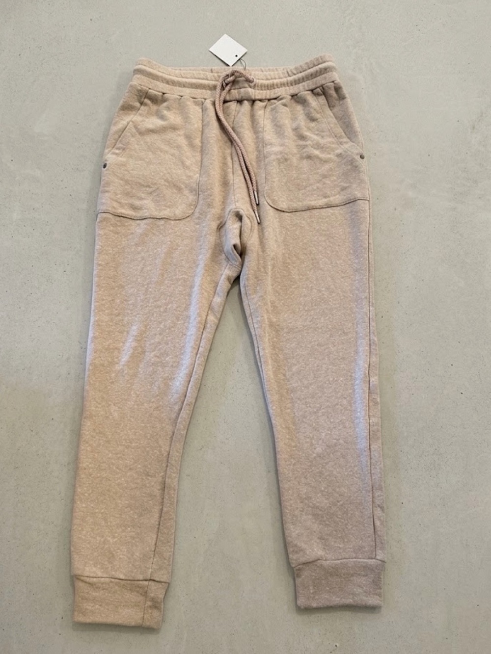 NWT Urban Outfitters Tan Heather Fleece Jogger Sweatpants - Women's Size Medium